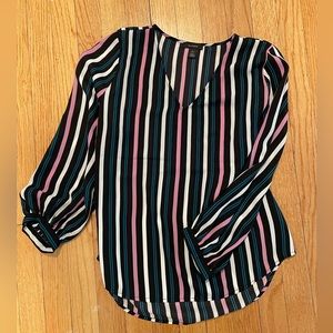 Halogen Striped Blouse - Size S (petite)